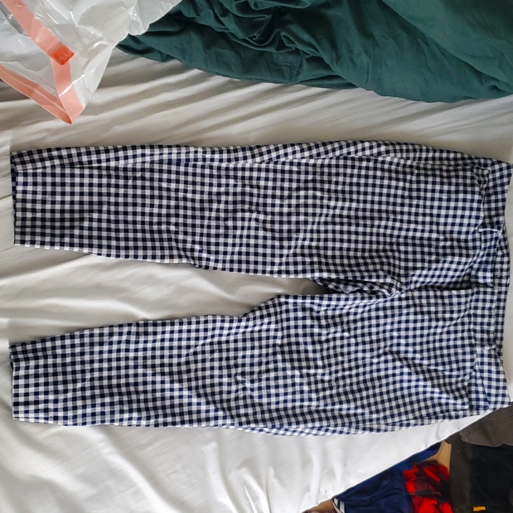 Plaid pixie pants